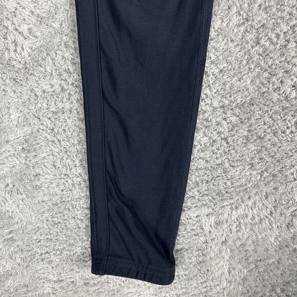 Nike Dri Fit Women's Base Layer Leggings M 8 10 Navy Slim Fitted - Picture 2 of 14